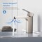 Kibi Blaze Single Handle Bathroom Vanity Sink Faucet with Pop Up Drain C-KBF1017BN-KPW100BN - alternate 9